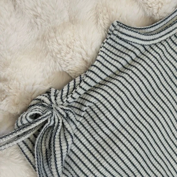 Primark Striped Drawstring Crop Top - Picture 4 of 6